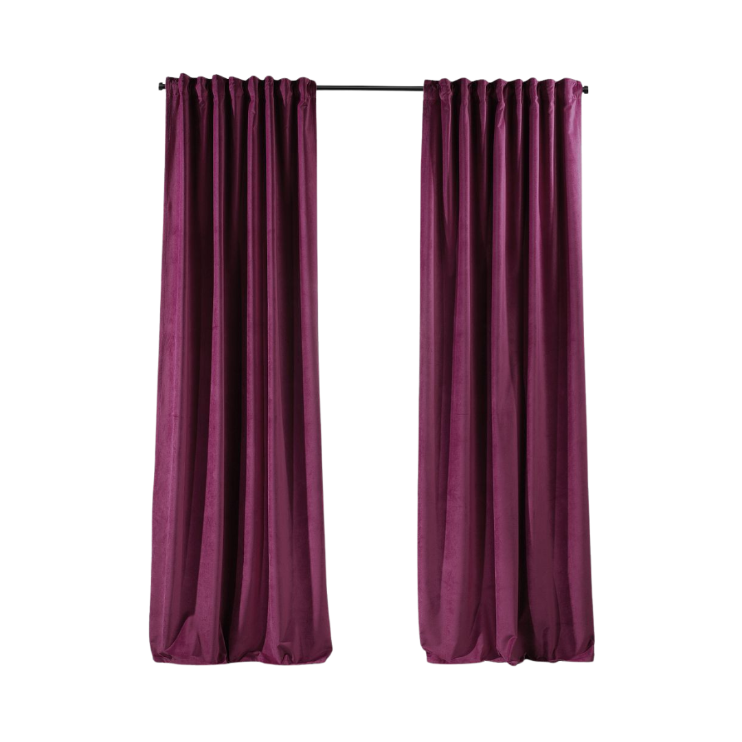 Cortina con forro - por paño de 1 mt ancho más de 2,2 mts de alto