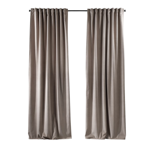 Cortina sin forro o visillo - por paño de 1 mt de ancho